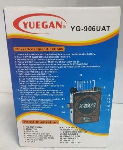 Chińskie radio YG-906UAT YUEGAN sieć nie jest oddzielona galwanicznie