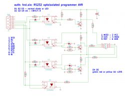 Programator optoizolacyjny inne RS232 UART AVR soft linux