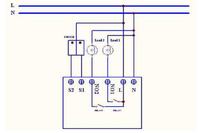 How do I connect the z-wave PAN04 switch to a socket with two wires?