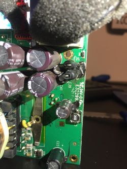 Logitech Z906 - wartości R80, R79 i niebieskiego kondensatora zasilacza