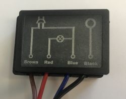 Wnętrze trzypoziomowego ściemniacza dotykowego do lampki nocnej - TT6061