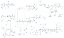 Electronic schematic diagram of part of a Garrett Ace 250 metal detector.