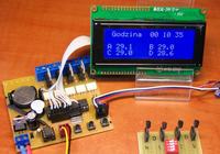 Termostat 4 kanałowy + sterowanie czasowe Zegarowe Atmega 328 Termostat 4 kanałowy + sterowanie czasowe Zegarowe Atmega 328