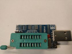 Programator pamięci BIOS MX25L6405 W25Q64 USB Programator CH341A - recenzja Programator pamięci BIOS MX25L6405 W25Q64 USB Programator CH341A - recenzja