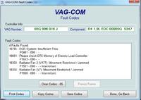 Audi A3 8P 2003 - Wysokie obroty, spadki napięcia, wentylatory na pełnych obrotach