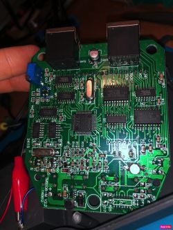 Tester RJ45 SC8108 - Nie włącza się, grzeje się tranzystor 2T1