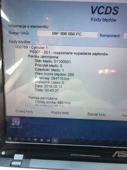 VW Passat B6 2.0 FSI BVY Engine: Uneven Idle, EGR Error, Possible 3-Cylinder Operation