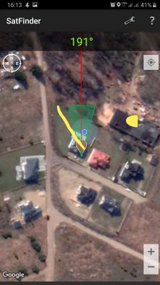 Jakość zero siła 80 przy idealnie ustawionym azymucie wedlug SatFinder
