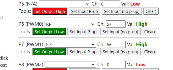 GPIO Settings Interface in OpenBeken Screenshot of GPIO settings interface in OpenBeken.
