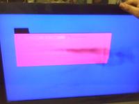 JVC LT-Z26S2 - Błędna pozycja menu i czerwony ekran, EEPROM czy panel?