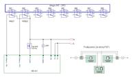How do I integrate the Satel Integra 64 with INT-IORS to control lights and roller blinds?