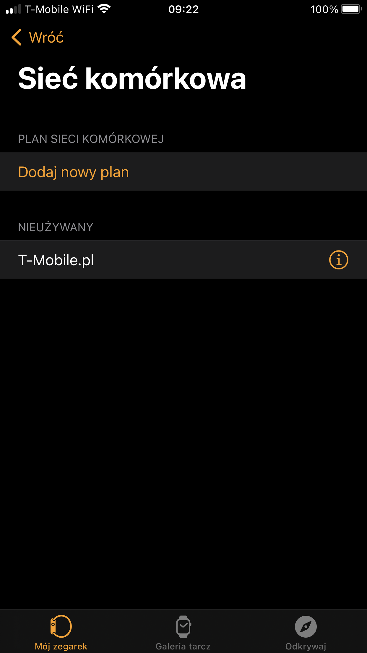 Apple Watch 6 Cellular - Problem z instalacją esim w t-mobile