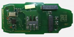 Ford Focus 2011r - Kluczyk keyless - brak dwóch elementów na PCB
