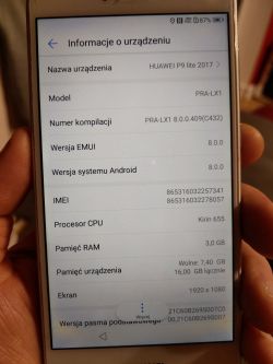 Huawei P9 lite - Blokada FRP Google bypas