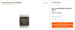 25Q64BVSIG - szukam zamiennika pamięci flash BIOS w laptopie Samsung