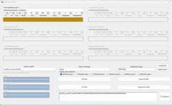 Screenshot of the DP25 Editor V1.05 tool for designing profiles