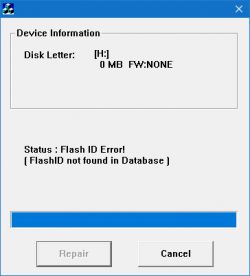 Uszkodzony ADATA USB Flash Drive - błędy podczas formatowania, identyfikacja w ChipGenius