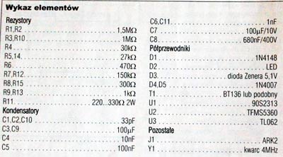 Jak zbudować kompaktowy akustyczny włącznik światła z zasilaniem 220V?
