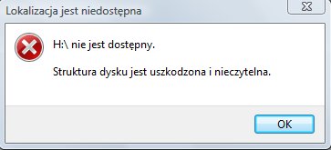 Odzyskiwanie partycji - nieaktywny boot sector i boot sector copy