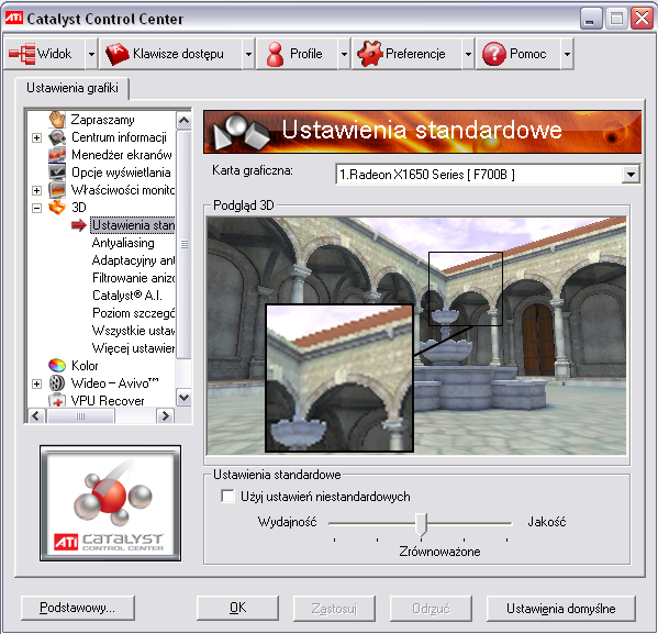Czy zmiana ustawień w ATI CCC na najwyższe grozi uszkodzeniem karty Radeon?