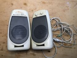 Stare głośniki komputerowe Media Tech Amplified Speaker System [schemat]