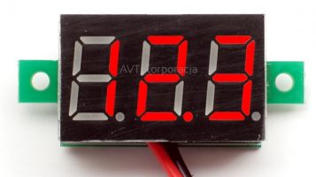 Prosty woltomierz na wyświetlaczu 7 segmentowym LED