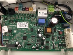 Image of a PCB board with various electronic components.