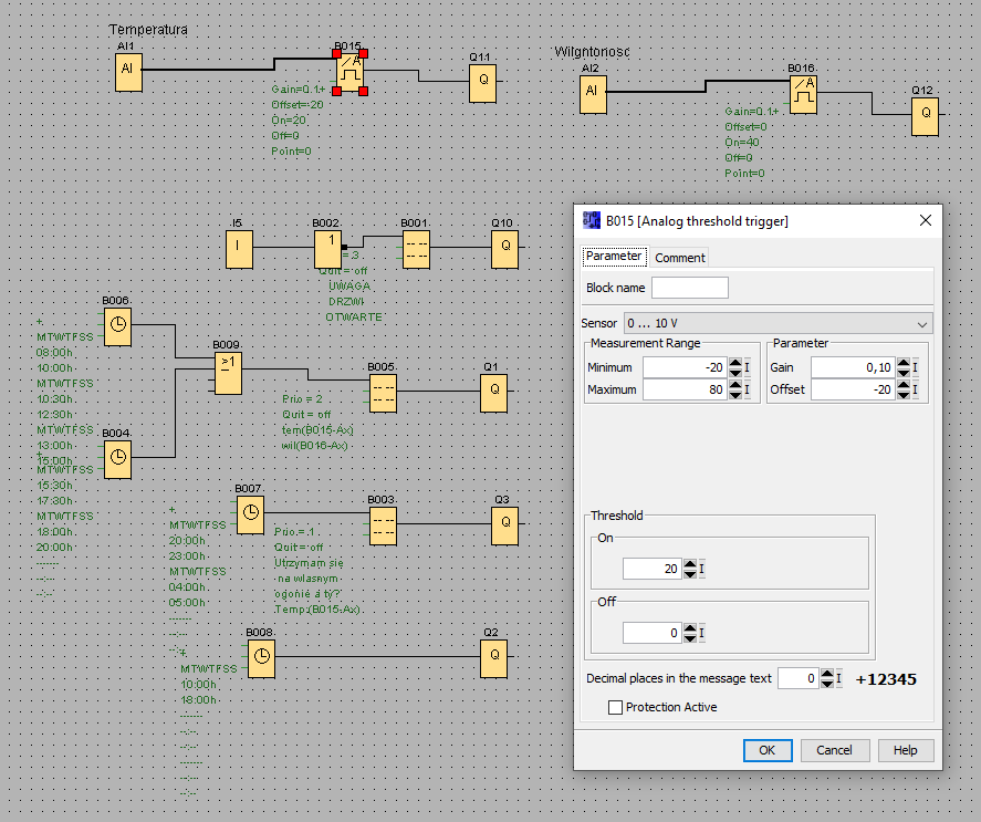 Jak wyświetlić wartości po przecinku w Siemens Logo 12/24 RC?
