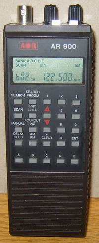 AOR AR900 VHF-UHF Radio Scanner Manual EN