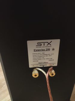 Wnętrze kolumn STX Electrino 250