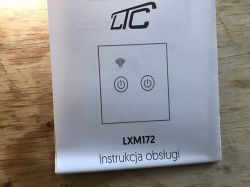 Instrukcja obsługi włącznika WiFi LXM172.