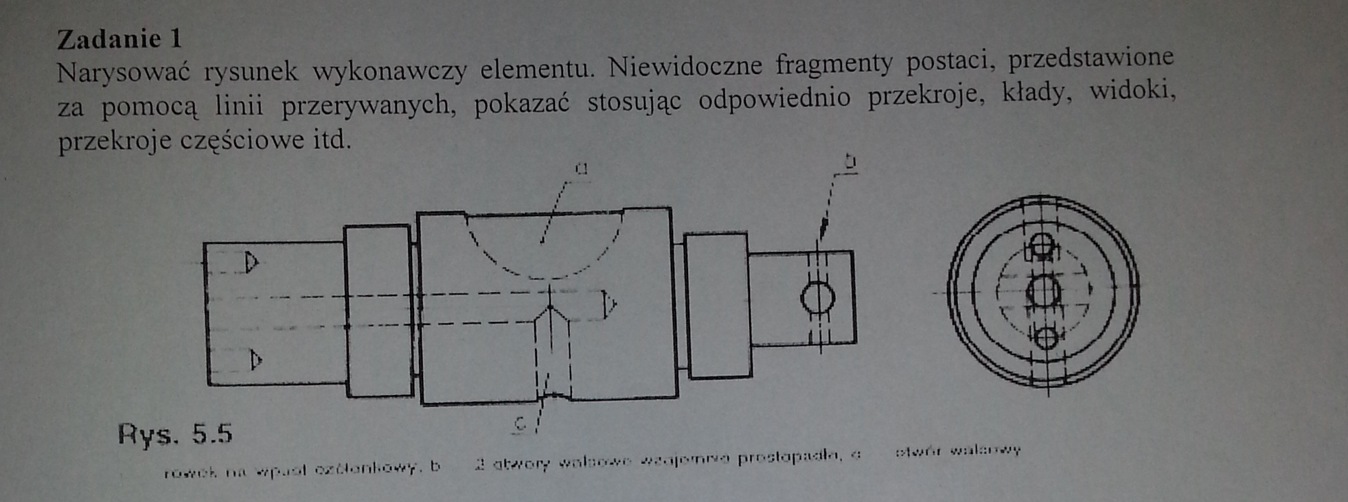 Rysunek Wykonawczy Elmentu Elektrodapl