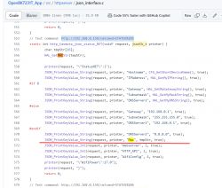 Screenshot of C code in the json_interface.c file from the OpenBK7231T_App project on GitHub.