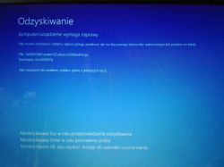 Windows 10 - Nie można załadować systemu operacyjnego