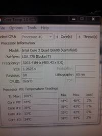 Q6600 - Bluescreen przy podkręcaniu do 3GHz, różnice w napięciach BIOS/Prime