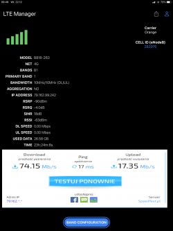 Huawei B818 Router: Band Aggregation Details for LTE 800, 1800, 2100 & 2600 Bands