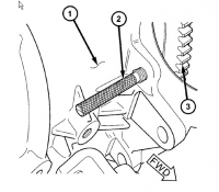 Chrysler Grand Voyager 2.8 CRD - Crankshaft Lock Position, Pin Placement, 3 O'Clock Stamp