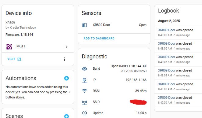Exploring LoraTap/Tuya MC100W Contact Sensor with Xradiotech/Allwinner XR809 Module [XR3]