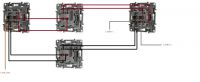 Controlling 2 Independent Light Points from 3 Places: Legrand Niloe Connectors, Cross & Stair