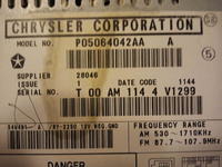 Podłaczenie wyjścia AUX do radia Dodge grand caravan