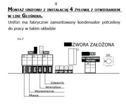 Laskomex LF3 na Cyfral 5P - brak otwierania drzwi, buczy, słychać ulicę