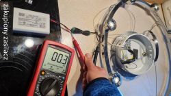 Lampa LED 8×12 V/3 W - za mały prąd z zasilacza LED 100 V/350 mA -> tylko 0,3 mA