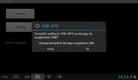 USB-GPS na Tablety Android pozbawione wewnetrznego odbiornika GPS