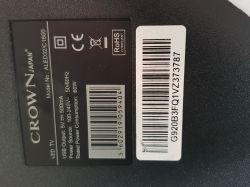 CROWN ALED32/C1600 Dump TV: TP.SIS231.P83 Motherboard, M320X13-E1-L Panel - Need Help?
