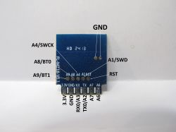 FL-M118-V1.1 Module with Labeled Pins View of the FL-M118-V1.1 module with labeled pins.