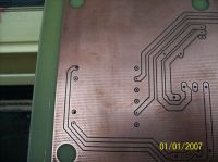 Printing with a laser printer on a PCB laminate