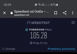 Huawei B818 + CyberTech antena zewnętrzna: Słaby sygnał na pasmach B3 i B1 - Orange