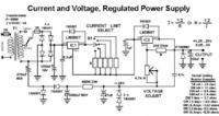 Schemat zasilacza 0-12V 0-3A na LM350 - prosty i bez wielu elementów