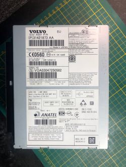 Volvo V60 2014 - Błąd po aktualizacji map, dysk HDD i nawigacja nie działają