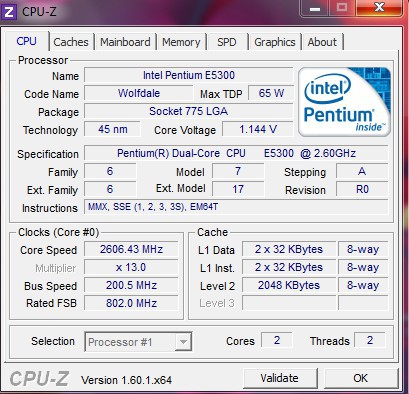 Jak podkręcić Intel Pentium E5300 na MSI P43 Neo (MS-7519)? BIOS AMI 2008